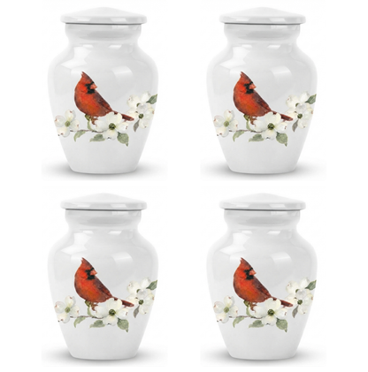 Red Cardinal Cremation Urn for Ashes