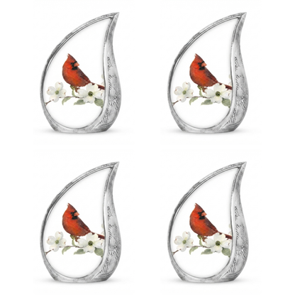 Red Cardinal Cremation Urn for Ashes