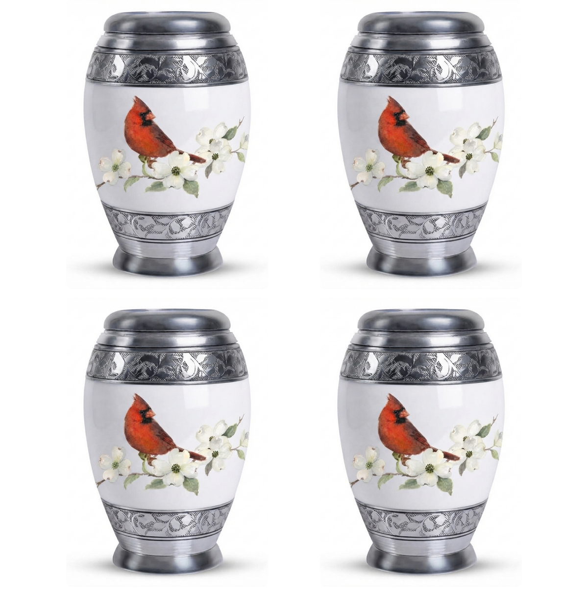 Red Cardinal Cremation Urn for Ashes