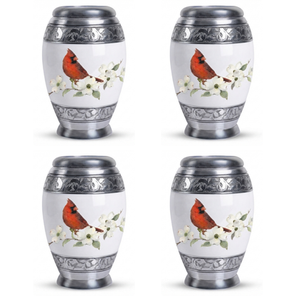 Red Cardinal Cremation Urn for Ashes