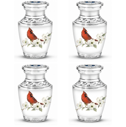 Red Cardinal Cremation Urn for Ashes