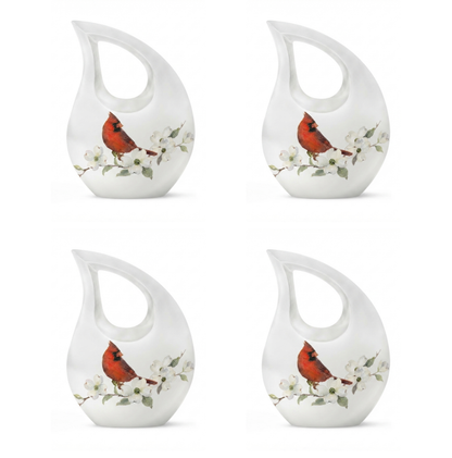 Red Cardinal Cremation Urn for Ashes