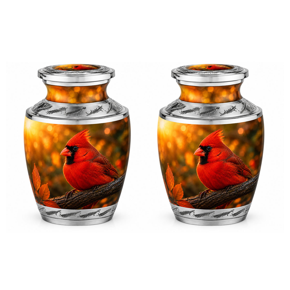 Redbird Cardinal Cremation Urn for Ashes