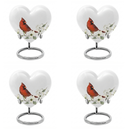 Red Cardinal Cremation Urn for Ashes