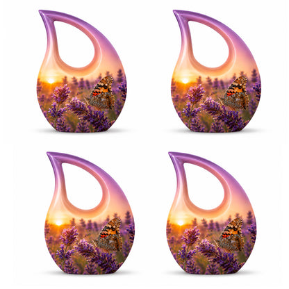Lavender Fields Butterfly Cremation Urn