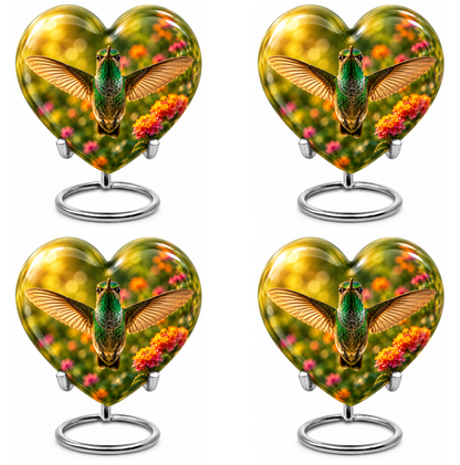 Flying Hummingbird Cremation Urn For Ashes