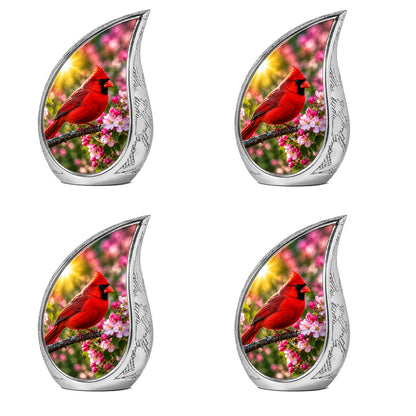 Cardinal Bird Cremation Urn for Ashes