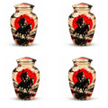 Set of 4 Urns - 3 inch