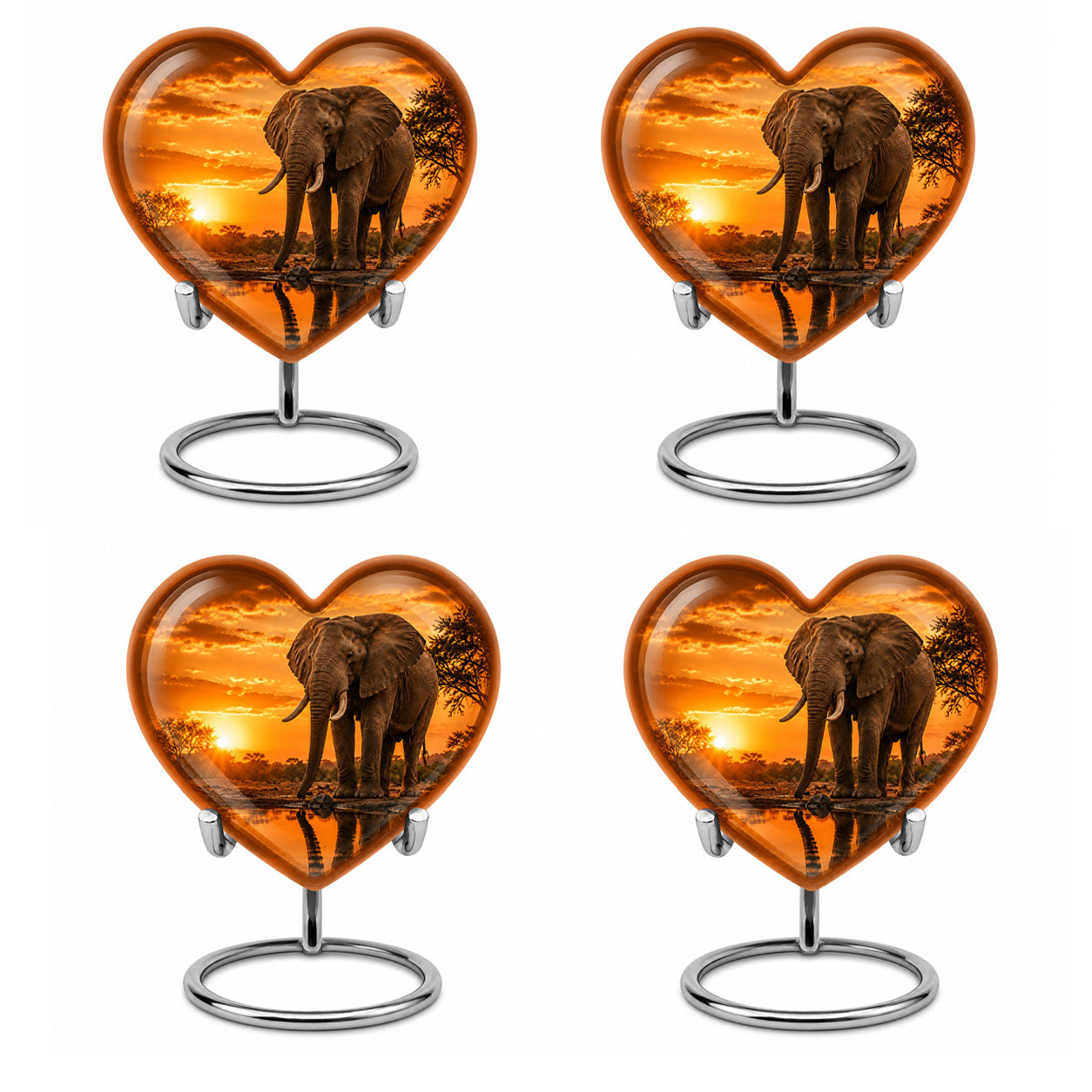 African Elephant Cremation Urn For Ashes