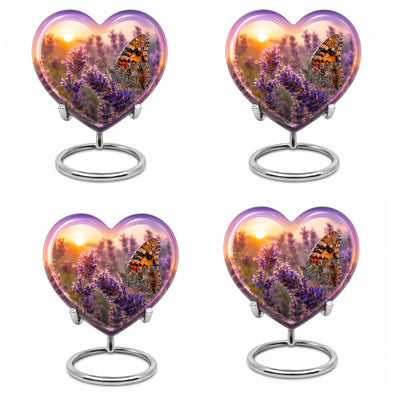 Lavender Fields Butterfly Cremation Urn