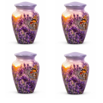 Lavender Fields Butterfly Cremation Urn