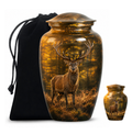 10 inch large Urn with 1 Keepsake 3 Inch Urn