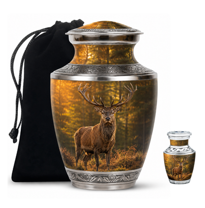 Swamp Deer Cremation Urn