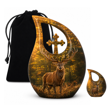 Swamp Deer Cremation Urn