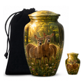 10 inch large Urn with 1 Keepsake 3 Inch Urn
