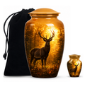 10 inch large Urn with 1 Keepsake 3 Inch Urn