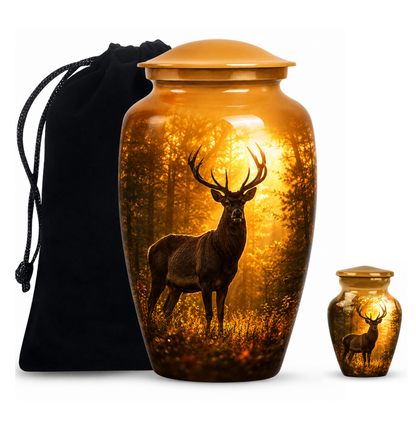 Majestic Deer Cremation Urn