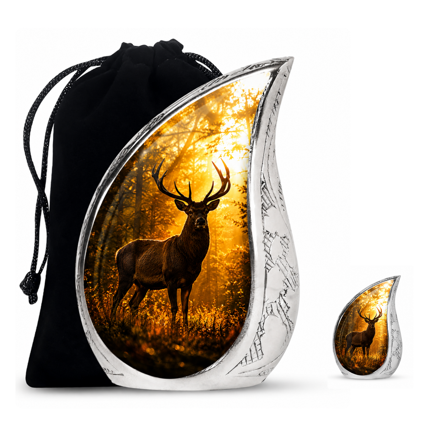 Majestic Deer Cremation Urn