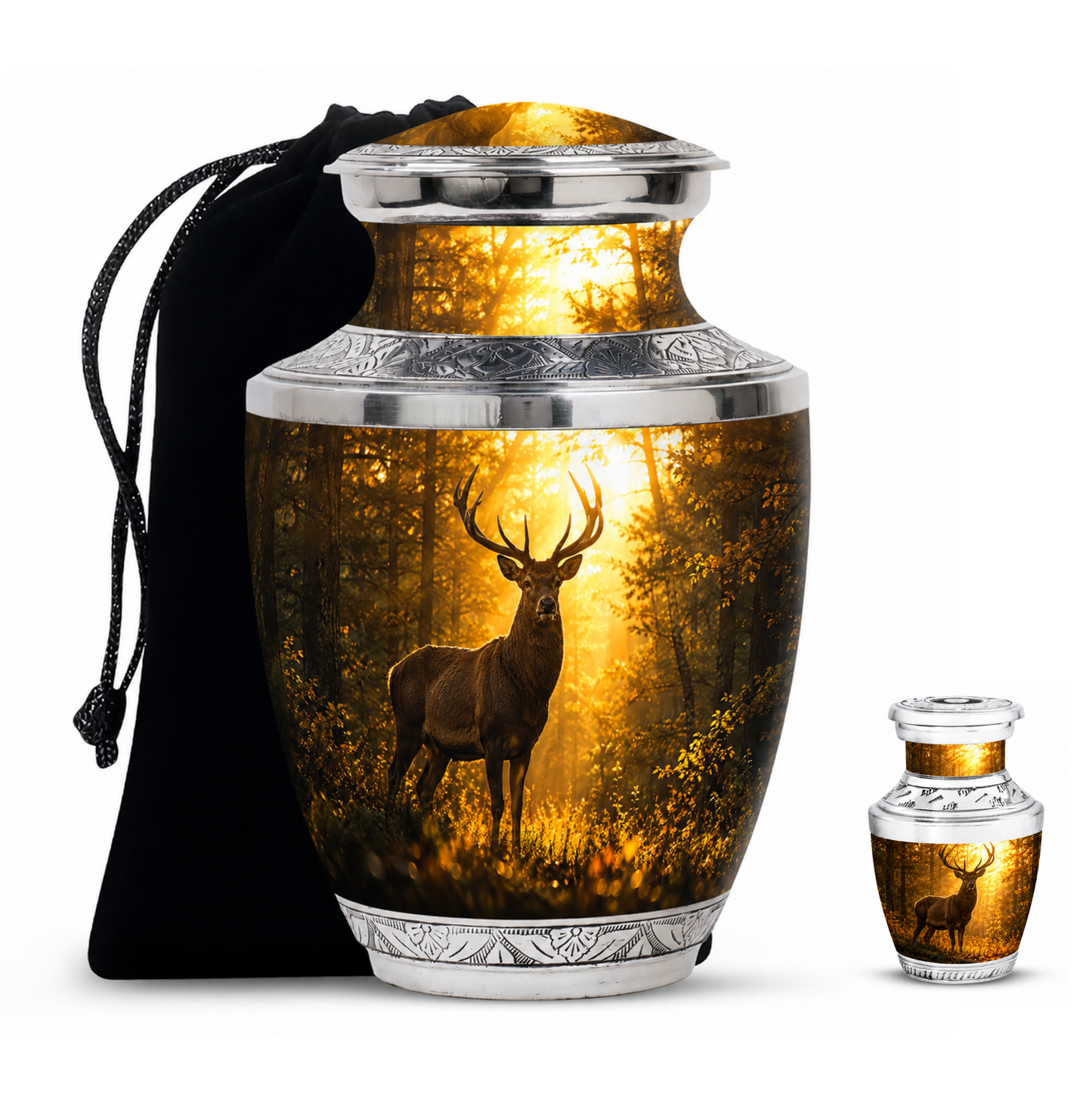 Majestic Deer Cremation Urn