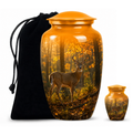 10 inch large Urn with 1 Keepsake 3 Inch Urn