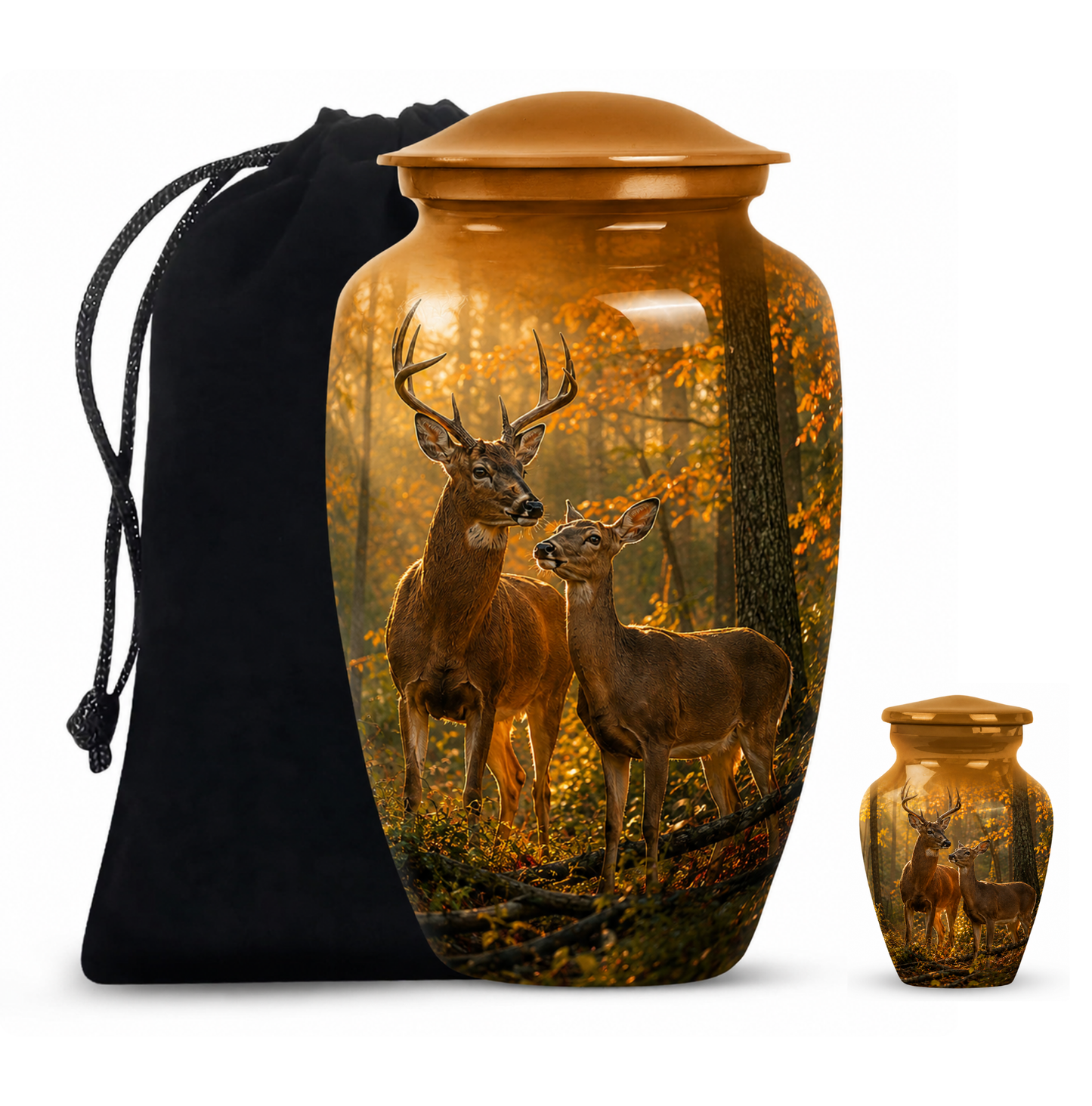 Whitetail Deer Cremation Urn