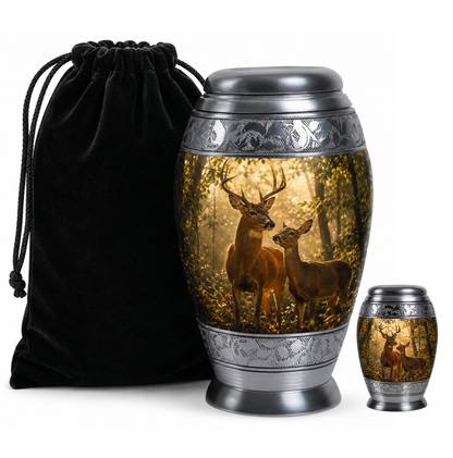 Whitetail Deer Cremation Urn