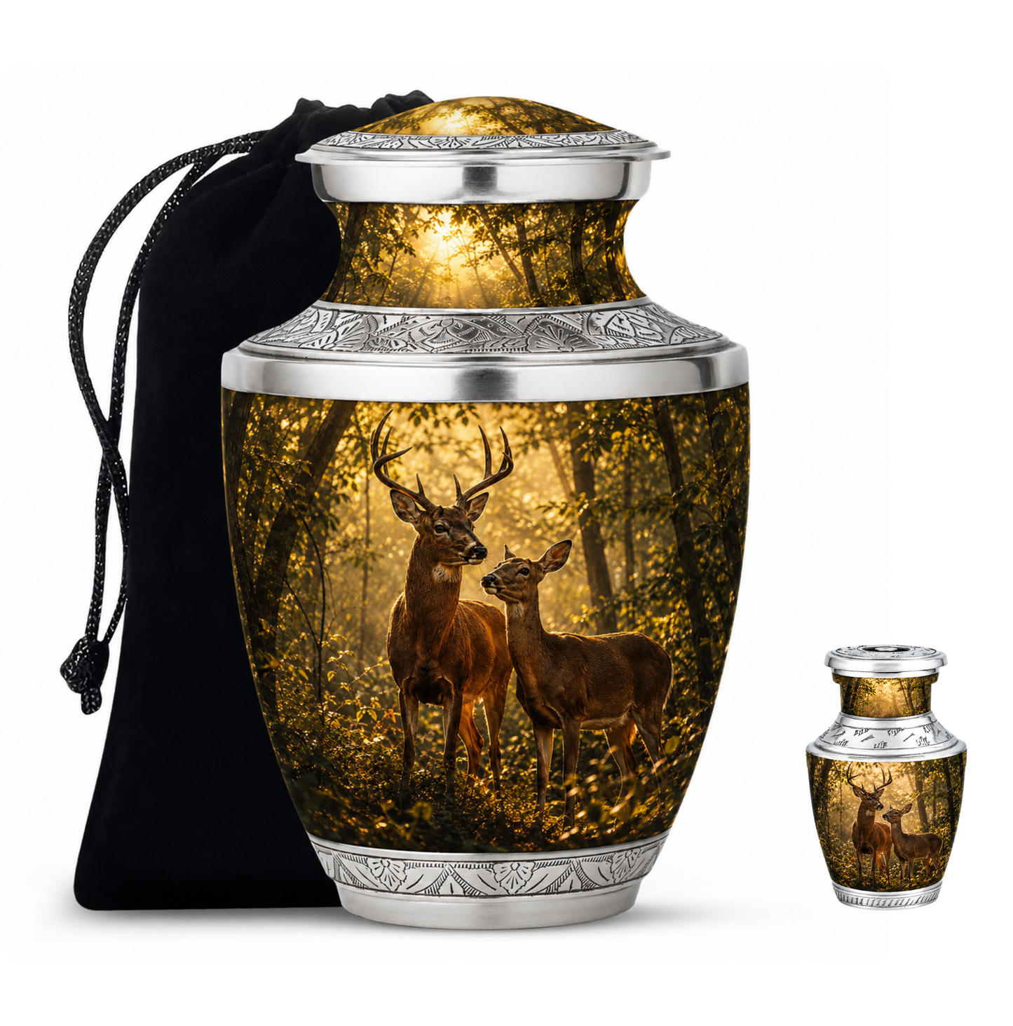 Whitetail Deer Cremation Urn