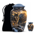 10 inch large Urn with 1 Keepsake 3 Inch Urn