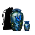 10 inch large Urn with 1 Keepsake 3 Inch Urn