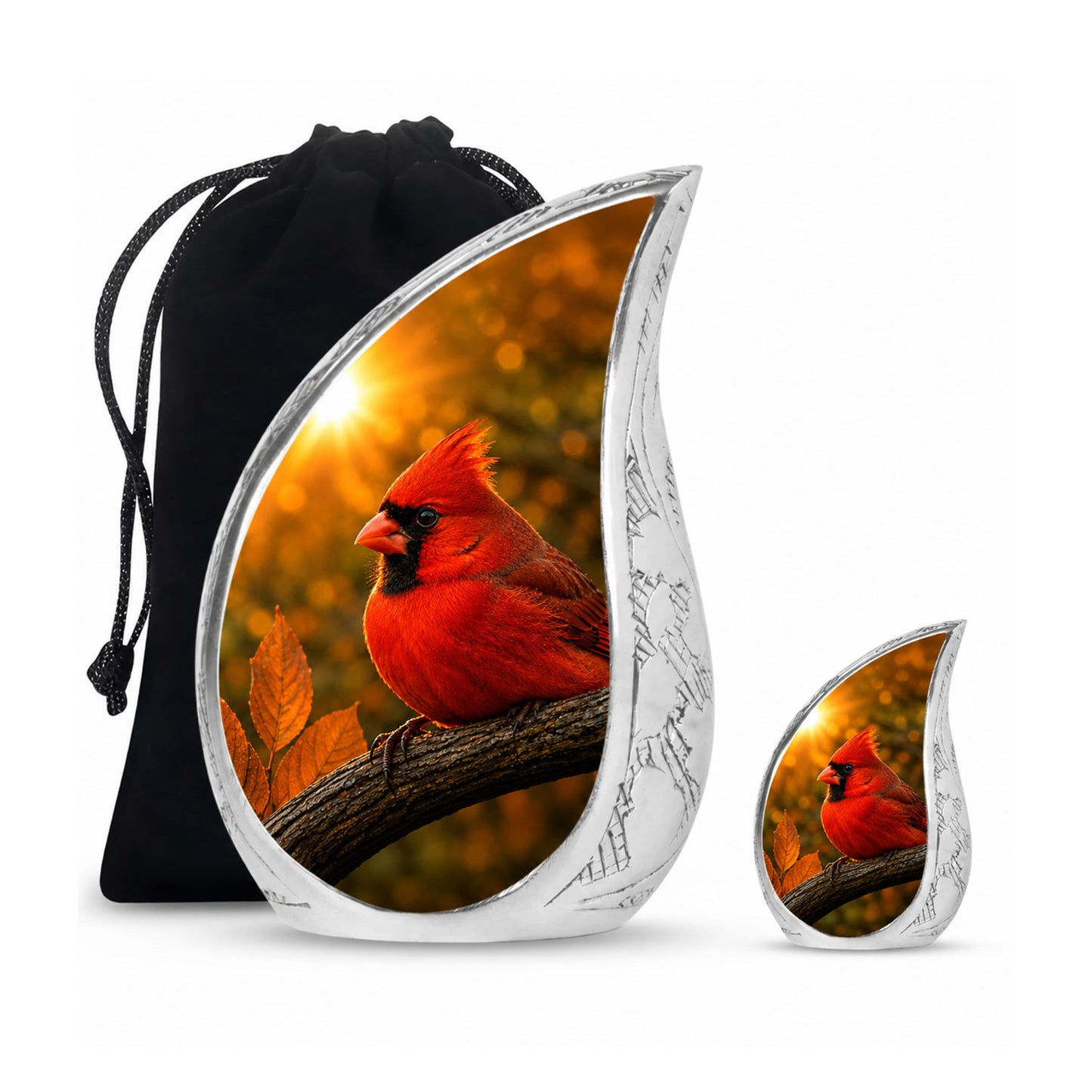 Redbird Cardinal Cremation Urn for Ashes