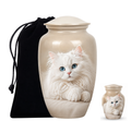 10 inch large Urn with 1 Keepsake 3 Inch Urn