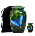 10 inch large Urn with 1 Keepsake 3 Inch Urn