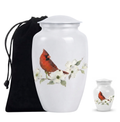 10 inch large Urn with 1 Keepsake 3 Inch Urn