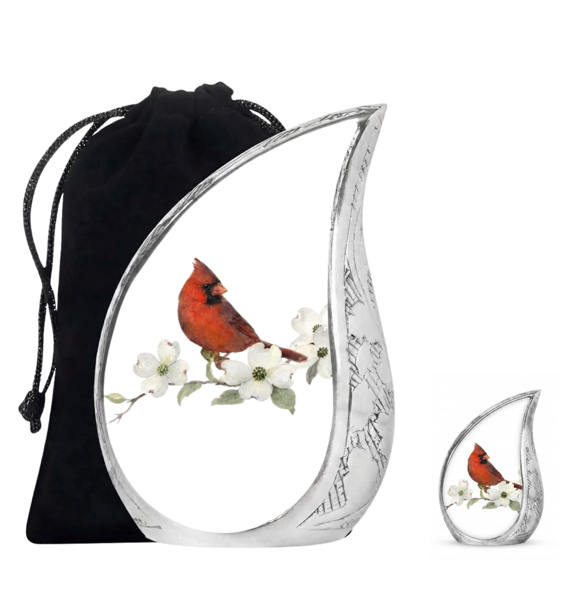 Red Cardinal Cremation Urn for Ashes