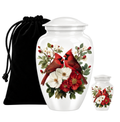 10 inch large Urn with 1 Keepsake 3 Inch Urn