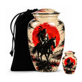 10 inch large Urn with 1 Keepsake 3 Inch Urn