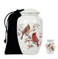 10 inch large Urn with 1 Keepsake 3 Inch Urn