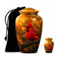 10 inch large Urn with 1 Keepsake 3 Inch Urn