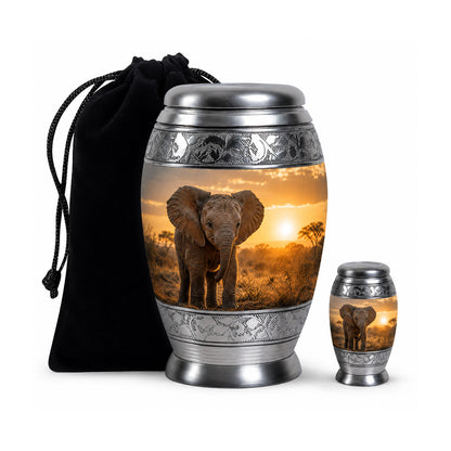 Baby Elephant Cremation Urn For Ashes