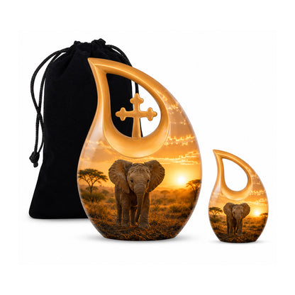 Baby Elephant Cremation Urn For Ashes