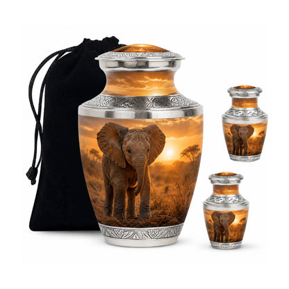 Baby Elephant Cremation Urn For Ashes