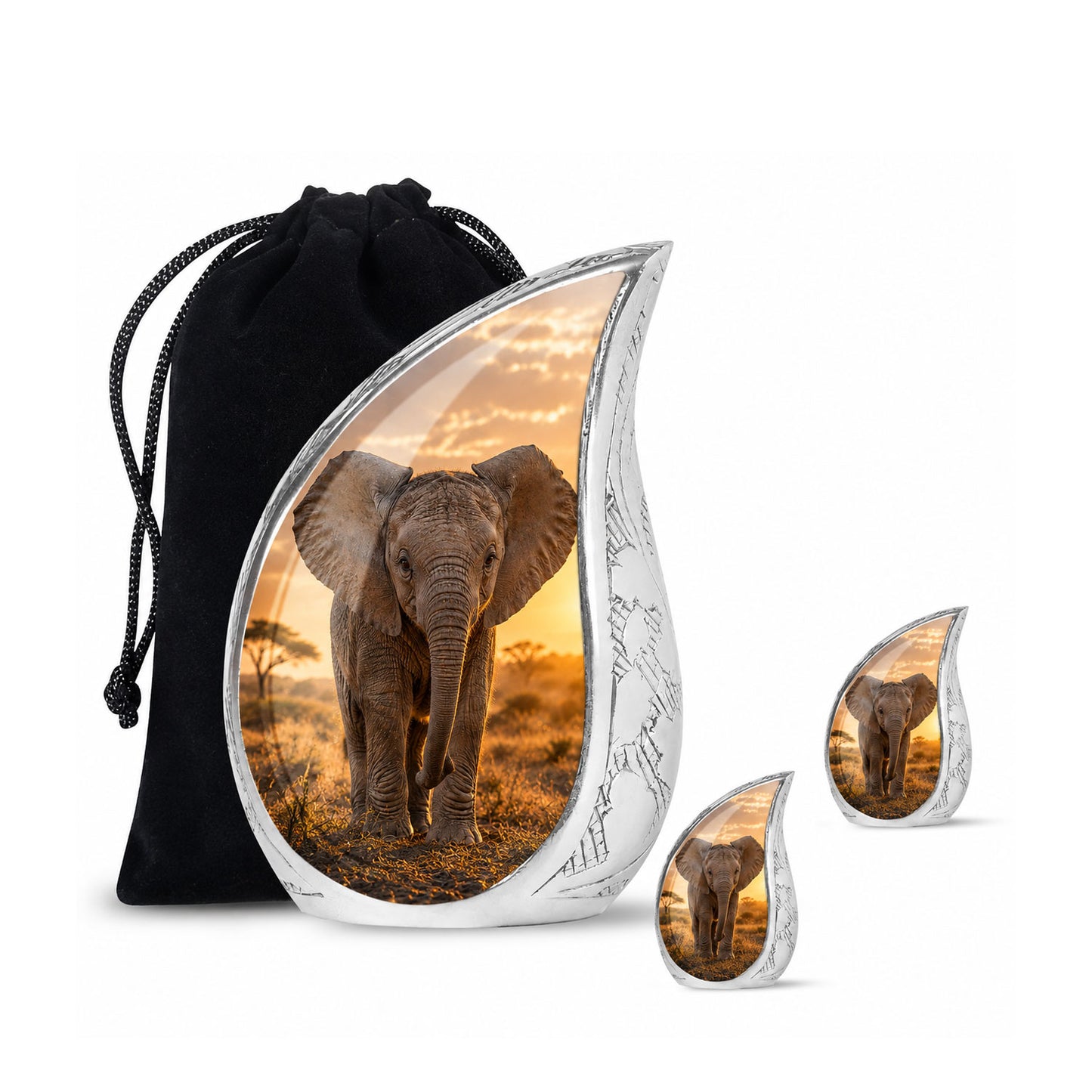 Baby Elephant Cremation Urn For Ashes