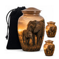 10 inch large Urn with 2 Keepsake 3 Inch Urns