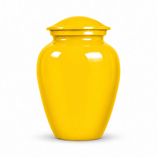 Custom Cremation Urn – Classic Gold Urn for Human Ashes