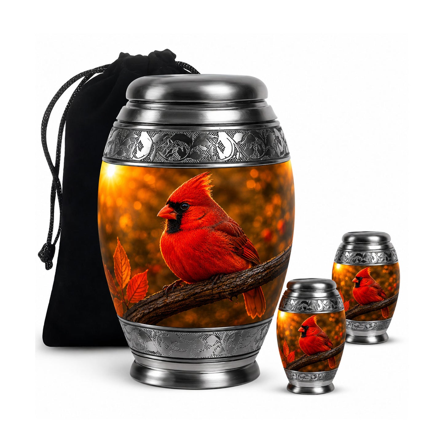 Redbird Cardinal Cremation Urn for Ashes