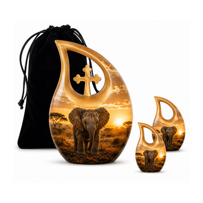 Baby Elephant Cremation Urn For Ashes