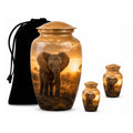 10 inch large Urn with 2 Keepsake 3 Inch Urns