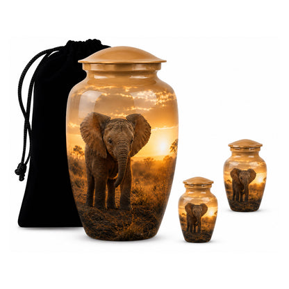 Baby Elephant Cremation Urn For Ashes