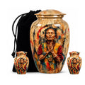 10 inch large Urn with 2 Keepsake 3 Inch Urns