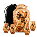 10 inch large Urn with 4 Keepsake 3 Inch Urn